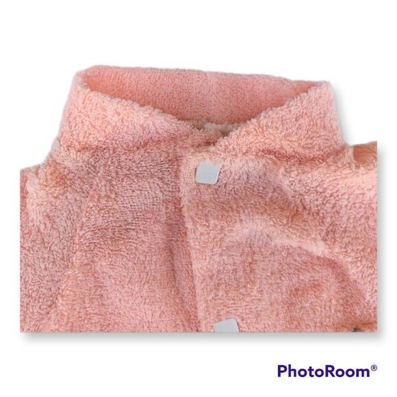 Kent Small Terrycloth One Piece Sleeper-Square Button-Bunny -Footie-Vintage - Picture 2 of 6